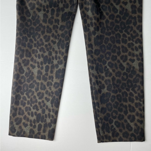 Leopard Print Soft Surroundings Ponte Pants - Picture 5 of 5